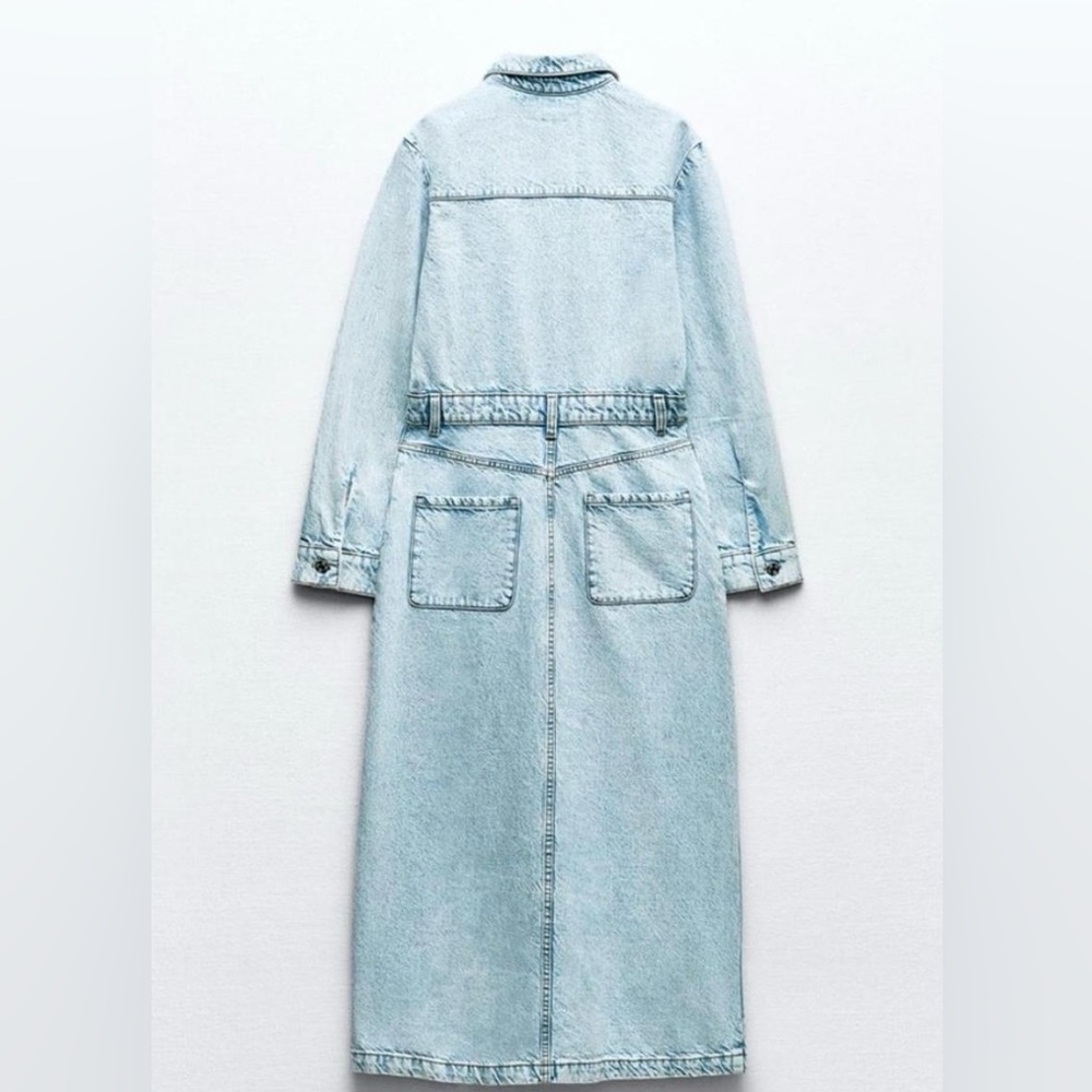 Denim Maxi Dress - Picture 5 of 13